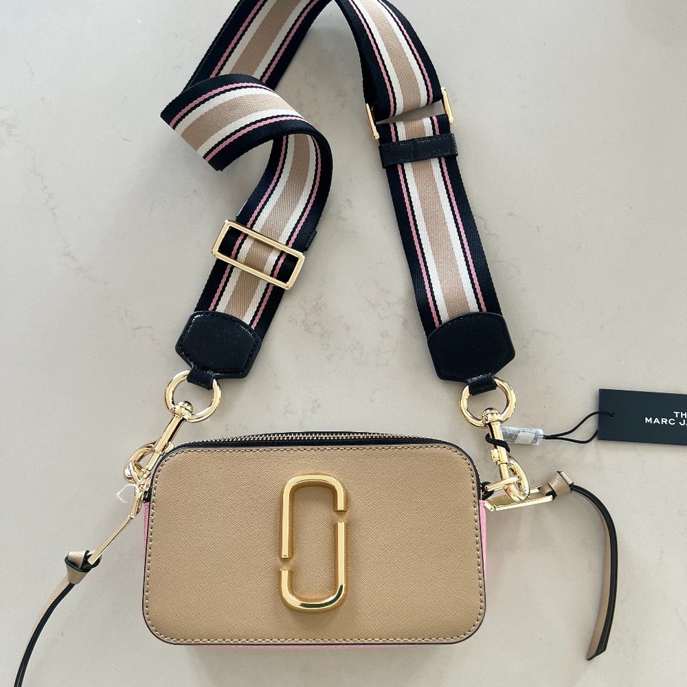 Marc Jacobs Snapshot in Tan, Pink and White